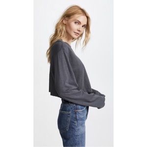 COTTON CITIZEN THE TOKYO CROP LONG SLEEVE TEE
